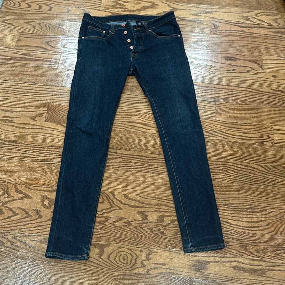 Jeans size 32 moulante & denim good condition men